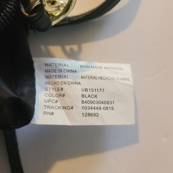 Black Fringed Cross Body Unbranded Gold Chain - Picture 3 of 6